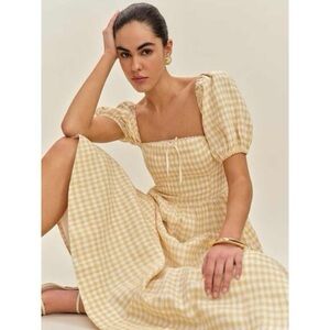 chinese dress ladies Favorite Daughter The Favorite Linen Dress | Black | Size 10 main image 0